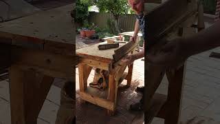 Woodworking using holdfasts [upl. by Henebry]