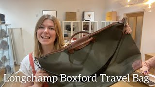 Longchamp Boxford Travel Bag Review [upl. by Riorsson]