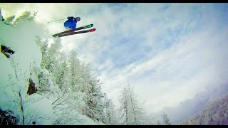 Freeride Skiarea Campiglio Dolomiti di Brenta Folgarida Trentino Italy 1st [upl. by Spiros47]