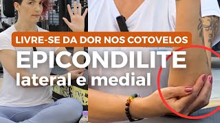 EPICONDILITE MEDIALLATERAL COTOVELO 7 EXERCÍCIOS ESSENCIAIS Alívio de dores e fortalecimento [upl. by Rawde]