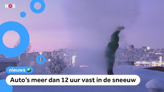 IJskoud in Zweden het vriest meer dan 43 graden🥶 [upl. by Hennebery]