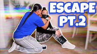 MAGICIAN DUCT TAPE ESCAPE CHALLENGE PART 2 THE CASTROS [upl. by Qerat]