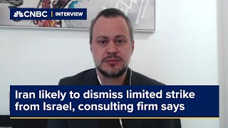 Iran likely to dismiss limited strike from Israel consulting firm says [upl. by Cromwell508]