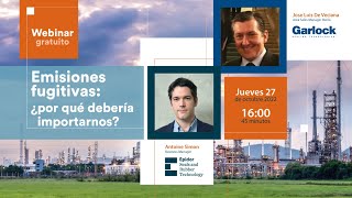 Webinar · Emisiones fugitivas con Antoine Simon de Epidor SRT y José Luis de Veciana de Garlock [upl. by Lev]