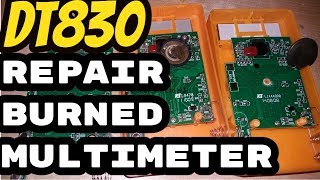 how to repair multimeter  dt830d [upl. by Mack]