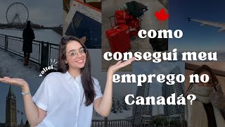 COMO EU CONSEGUI MEU EMPREGO COMO PROGRAMADORA NO CANADA O que eu fiz para trabalhar fora do Brasil [upl. by Janith]