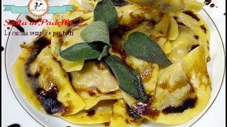 Come preparare gli Agnolotti ripieni con riduzione dAceto Balsamico Del Duca [upl. by Sothena424]