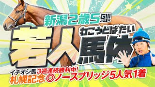 【新潟2歳S 2024】札幌記念◎ノースブリッジ1着、3週連続で勝ち馬ズバリ！「完成度」「瞬発力」を兼ね備えた本命馬から勝負！馬体診断・フォトパドック【競馬予想】 [upl. by Lenahc]