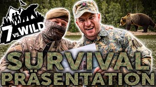 JAGDKOMMANDO SURVIVAL EXPERTE PACKT AUS  Die XXL PRÄSENTATION  7 Vs Wild Vorbereitung [upl. by Aserahs]