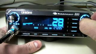 Uniden Bearcat 880 CB Radio Part 1 [upl. by Eadwina]