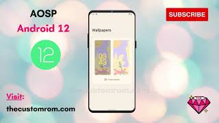 AOSP Android 12 Port with October Security Patch  Custom Rom [upl. by Atilol]