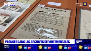 Plongée dans les Archives départementales [upl. by Aonehc]