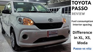 Toyota Passo l Price Pakistan I New shape XS I Fuel consumptionaverage I Features I vitz Vs passo [upl. by Gniliem]