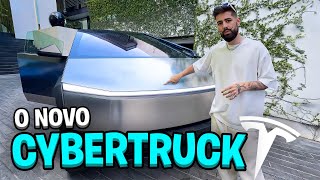 MOSTREI O NOVO CARRO DA TESLA CYBERTRUCK  RUYTER [upl. by Anoo]