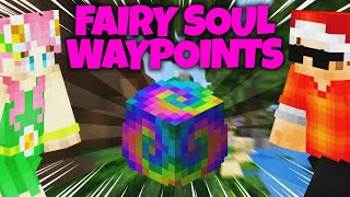 The EASIEST WAY To Find Fairy Souls Hypixel Skyblock Fairy Soul Waypoints [upl. by Hulburt285]