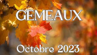 ♊GÉMEAUX OCTOBRE 2023  Une évidence♊ [upl. by Ahsyla133]