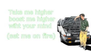 Initial D  Running in the 90s LYRICS by Salam Rulez [upl. by Oz823]