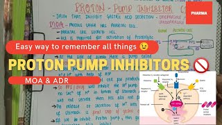 Proton pump inhibitors  mechanism of action  side effects [upl. by Ynos]