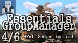 Essentials Groupmanager  Bukkit Server Plugin  46  German  HD [upl. by Sorkin669]