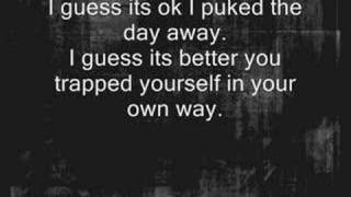 The Used  Buried Myself Alive  Lyrics [upl. by Araz]