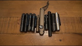 My TOP 10 Favorite EDC Flashlights In 2023 [upl. by Nikal]