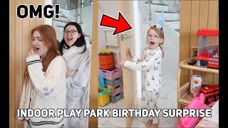 TRANSFORMING OUR HOUSE INTO AN INDOOR PLAY PARK FOR OUR SONS BIRTHDAY [upl. by Enitsyrk]