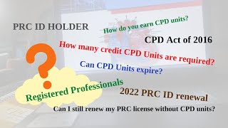 What you need to know about CPD units  Professionals with PRC ID [upl. by Heid]