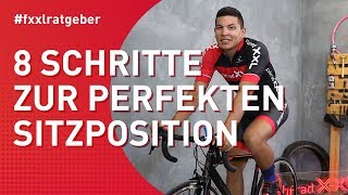 Die perfekte Rennrad Sitzposition in 8 Schritten einstellen [upl. by Aelhsa]