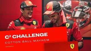 2023 C² Challenge  Cotton Ball Mayhem with Charles Leclerc and Carlos Sainz [upl. by Hoeg]