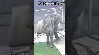 Israeli soldiers loot occupied West Bank store during incursion [upl. by Hrutkay]