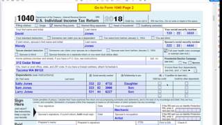 How to fill out IRS form 1040 for 2018 [upl. by Wadell]