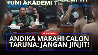 Ketegasan Panglima Andika Langsung Coret Taruna TNI Tingginya di Bawah 160 Cm Jangan Jinjit [upl. by Falk629]