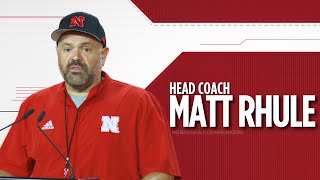 Nebraska Head Coach Matt Rhule UCLA PostGame Press Conference 11224 [upl. by Longawa]