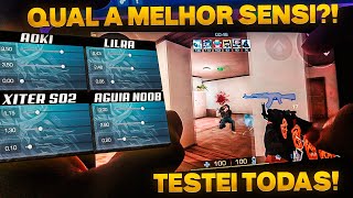 qual YOUTUBER de STANDOFF 2 tem a MELHOR SENSI  AOKI AGUIA NOOB LILRA XITER [upl. by Vedi594]