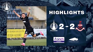 Falkirk 22 Airdrieonians  Highlights [upl. by Ardnuaed940]