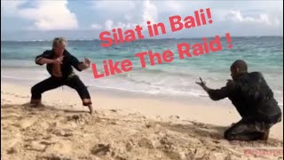 Silat fight scene training in Bali With a Silat professional from The RAID  And with Karambit [upl. by Pember83]