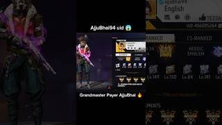 AjjuBhai94 Uid In Free Fire  Total Gaming Uid In Free Fire shorts totalgaming TotalGaming093 [upl. by Charlena466]