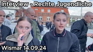 CSD Gegendemo Interview  Wismar 140924 [upl. by Atiek992]