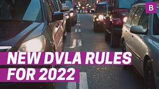 New DVLA rules and driving laws coming in 2022 [upl. by Airtened]