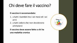 I consigli per la vaccinazione antinfluenzale 2019 2020 [upl. by Yeznil252]