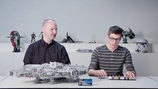 LEGO designer video 75192 Millennium Falcon [upl. by Justis172]