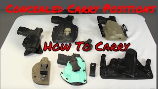 Concealed Carry Positions How To Carry And Why  Geauga Firearms Academy [upl. by Tai]