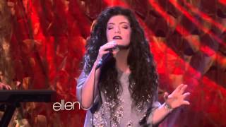 Lorde Performs Royals on the Ellen Show [upl. by Anawyt]