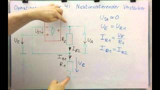 Elektronik  OPV 4  Nichtinvertierender Verstärker [upl. by Lurette]