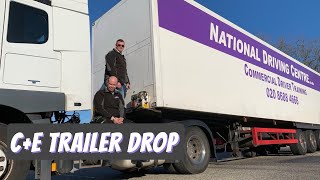 CE  Class 1  How to Couple and Uncouple a trailer [upl. by Anival]