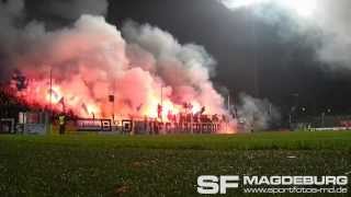 SV Babelsberg 03 gegen 1 FC Magdeburg  Silvesterliche Eindrücke  wwwsportfotosmdde [upl. by Bohrer697]