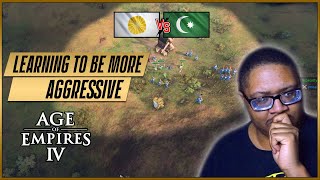 Learning To Be More Aggressive  Japanese vs Ottomans  AOE4 [upl. by Norvin]