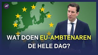 Wat doen EUambtenaren de hele dag Speech JA21Europarlementariër Michiel Hoogeveen [upl. by Dever]