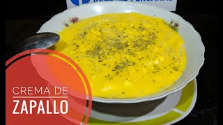 Sopa Casera  Crema de Zapallo Super ECONÓMICA [upl. by Scoles973]