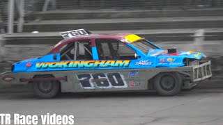 National Saloon Stock Cars Taunton Easter Monday 2024 [upl. by Akimad]